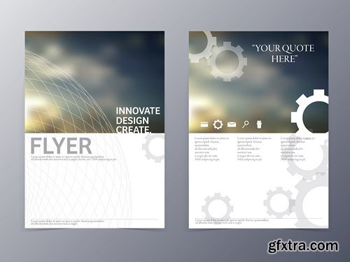 Flyer and Brochure Design 3, 25xEPS