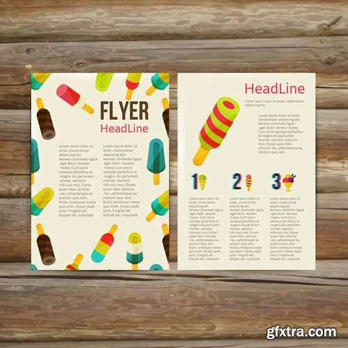 Collection of different flyers #6-25 Eps