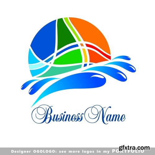 Collection of different business logo #4-25 Eps