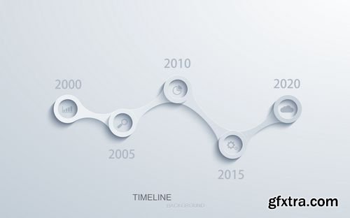 Vector Modern Timeline Infographic