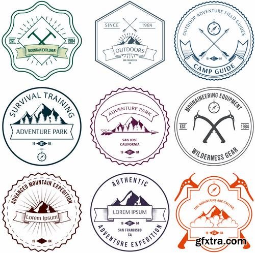 Stock Vector - Quality Labels and Badges Set