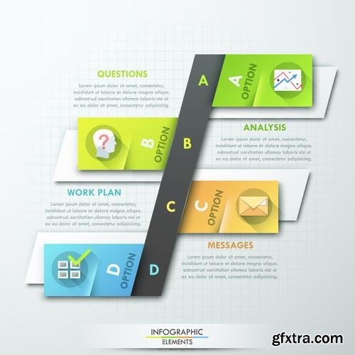 Stock Vector - Modern Infographics Options Banners#3
