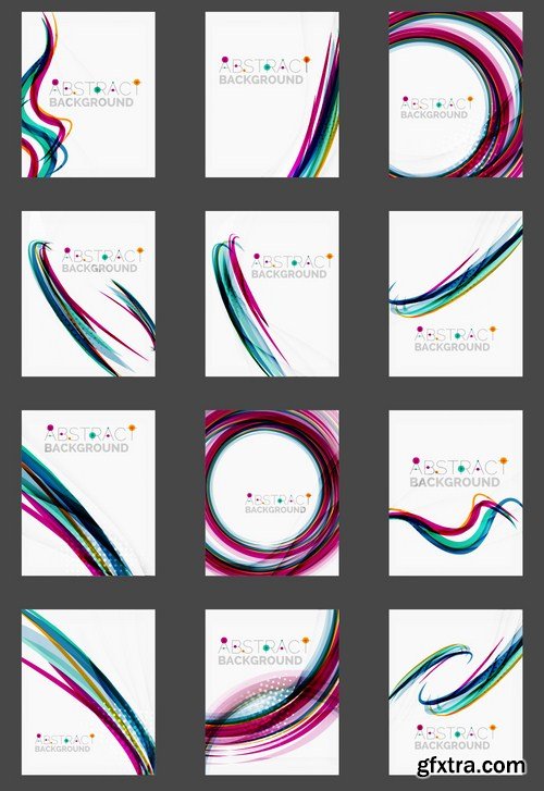 Stock Vector - Mega Abstract Backgrounds Set#2