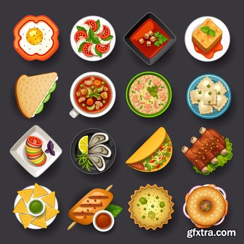 Vector - Food Icon Set