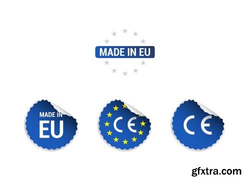 Vector - European Union Stickers