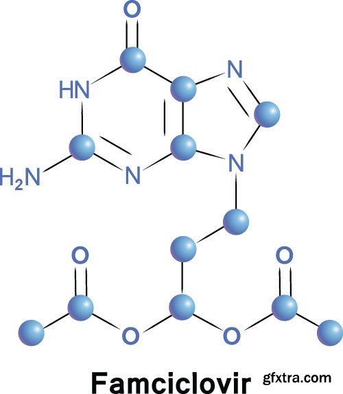 Molecule structure, 15 x EPS