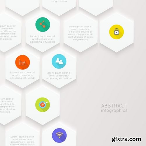 Vector Colorful Info Graphics for Business Presentations 1