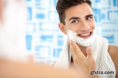 Collection of men take a bath to wash shave face wash 25 HQ Jpeg