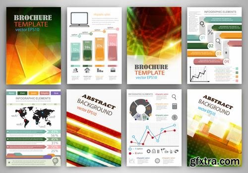 Stock Vector - Flyer & Brochure Design Templates, 25EPS