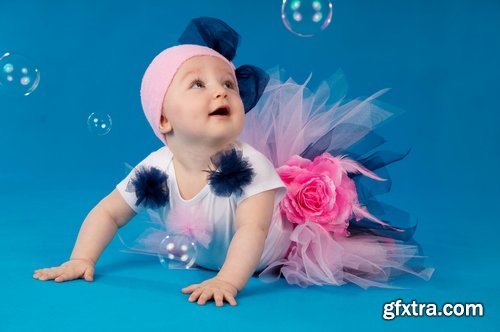 Collection of beautiful children in fashionable clothes baby dress cap model 25 HQ Jpeg
