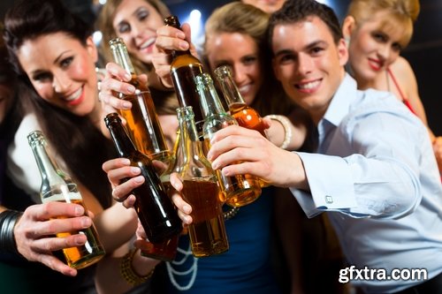 Collection of girls drink beer company of people drink bottle 25 HQ Jpeg