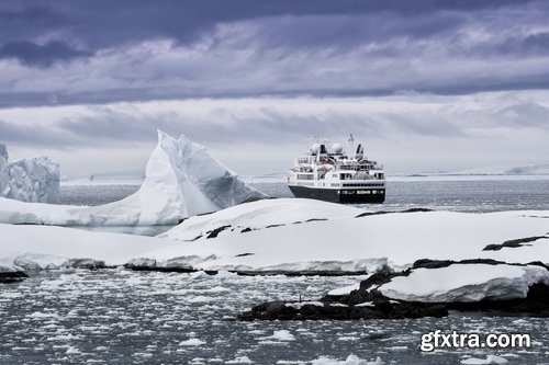 Collection icebreaker Arctic ice drift icebreaker ship for ice iceberg north 25 HQ Jpeg