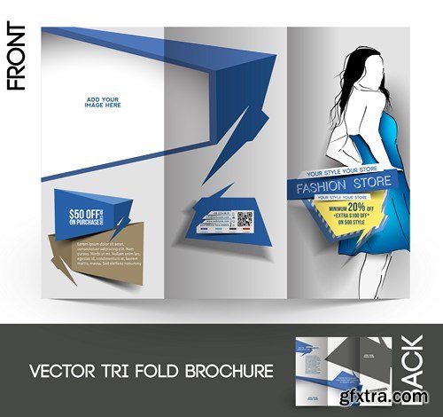Flyer and Brochure - 25x EPS