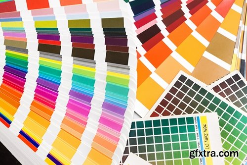 Collection concept picture people working with color designer paint color illustration 25 HQ Jpeg