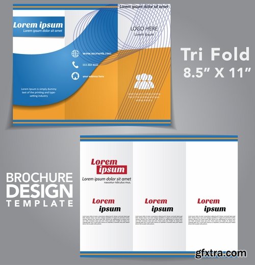 Collection of business templates flyer banner brochure booklet 25 Eps