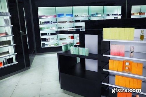 Collection of perfume shop selling perfume girl interior shelving 25 HQ Jpeg