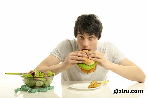 Collection of people eat burger sandwich lunch 25 HQ Jpeg
