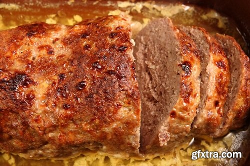Collection of delicious grilled meatloaf roll stuffed with grilled meat 25 HQ Jpeg