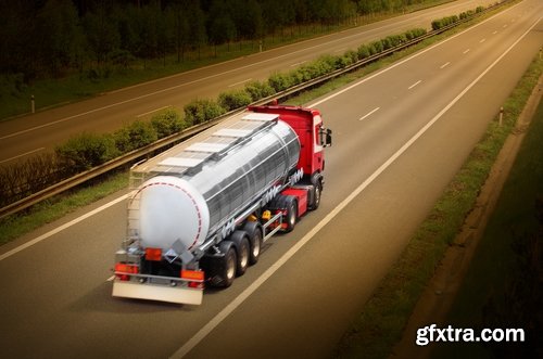 Collection of truck tractor gasoline tank truck ship railway tank tanker 25 HQ Jpeg