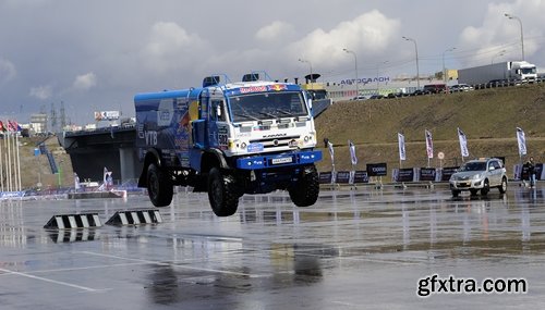 Collection truck racing track bigfoot truck with a jet engine 25 HQ Jpeg