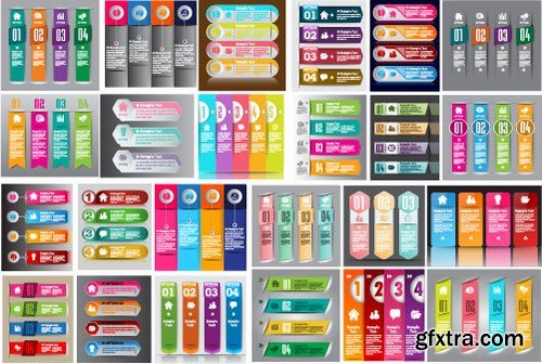 Set of color frames for text or quotes vector, 15 xEPS