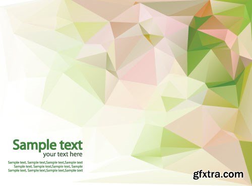 Abstract & Polygonal Design Background, 25x EPS