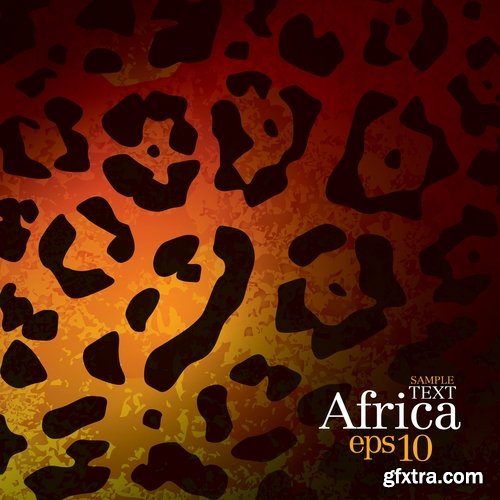 Collection of vector background image background is African theme flyer banner poster 25 EPS