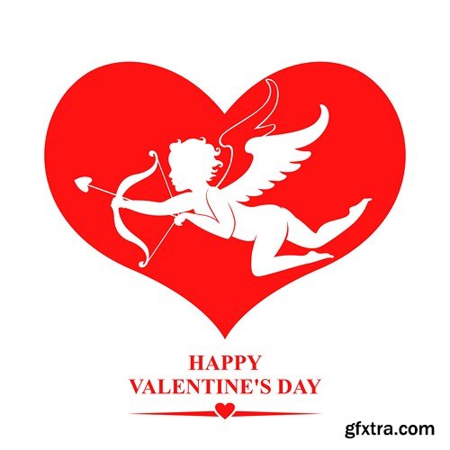 St. Valentine's Day, Hearts, Love - 25xEPS, AI