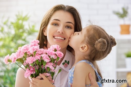 Collection of mother and daughter happy family baby joy 25 HQ Jpeg
