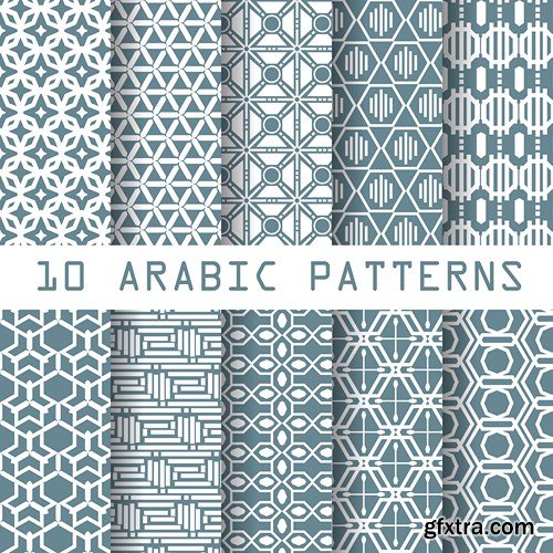 Islamic and Arabic Beautiful Patterns - 10xEPS