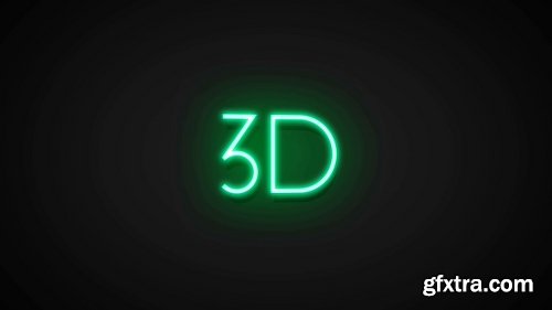 Pond5 Neon Text Effects Toolkit - 3D Animated Color Glow Text Titles Effect Intro 060647714