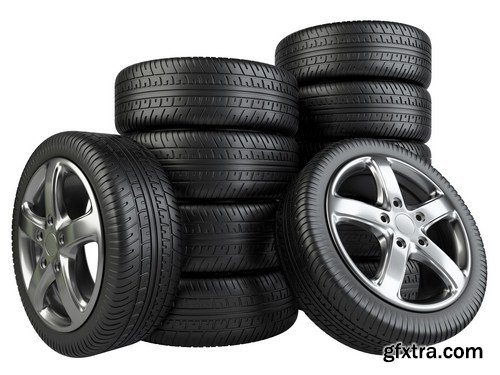 Rubber Tire - 12 x JPEGs