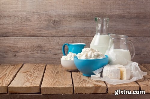 Collection of cheese milk product milk sour milk 25 HQ Jpeg