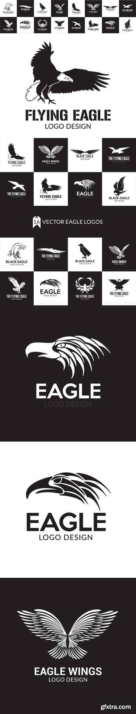 Eagle Logo Design Pack - 16 Logo