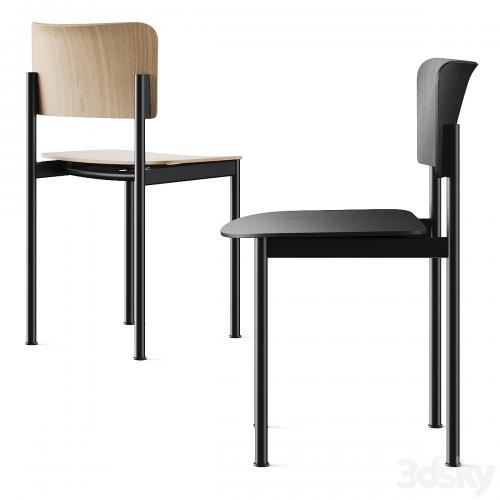 Fredericia Plan 3412 Wooden Seat Chair