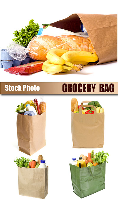 Stock Photo - Grocery bag