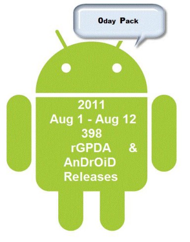 Android 0day Scene Apps Relase 2011 (August 1 - August 12)