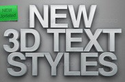 3D Text Styles