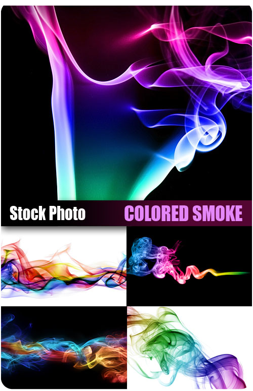 UHQ Stock Photo - Colored Smoke