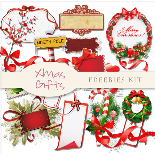 Scrap-kit - Christmas And New Year 2012 Decor Images Cliparts Mix 11