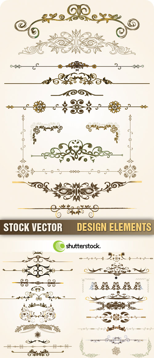 Stock Vector - Design Elements, 3xEPS