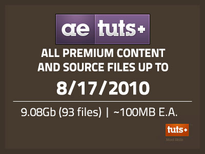AE Tuts+ SiteRip Up To 8/17/2010