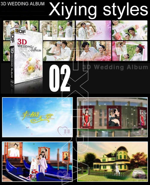 3D Wedding for After Effect from Xiying DVD 02/19