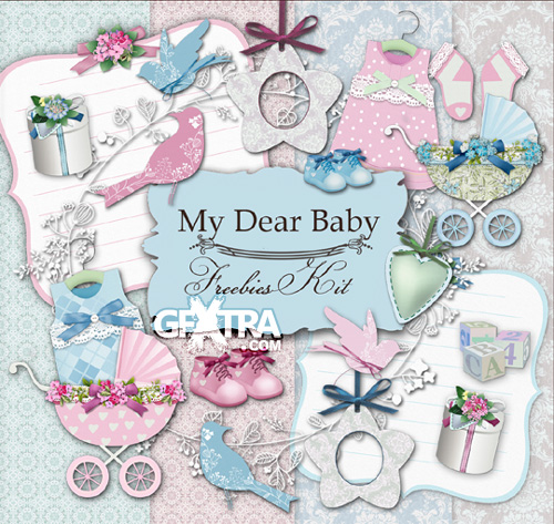 Soft Scrap kit - My Dear Baby