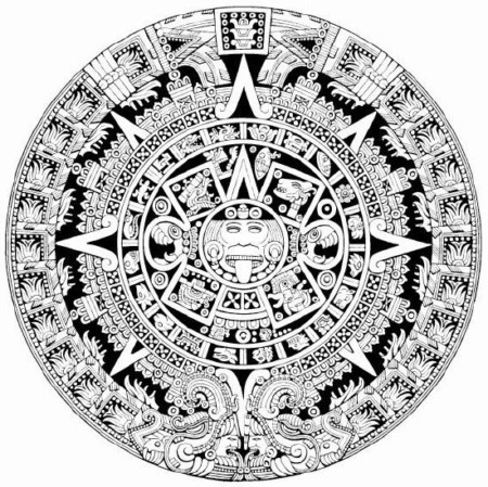 Asadal Aztec Calendar 2012 EPS
