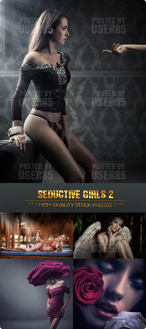 Stock Photo - Seductive Girls 2a, 5xJPGs
