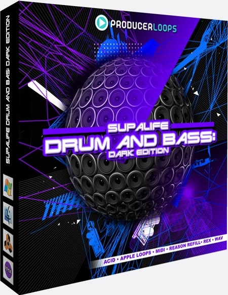 Producer Loops Supalife Drum & Bass Dark Edition MULTiFORMAT DVDR-DISCOVER