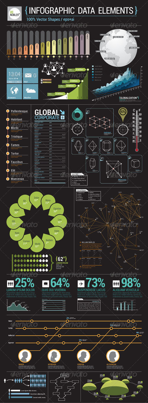 GraphicRiver - Infographic Data Elements 2427542