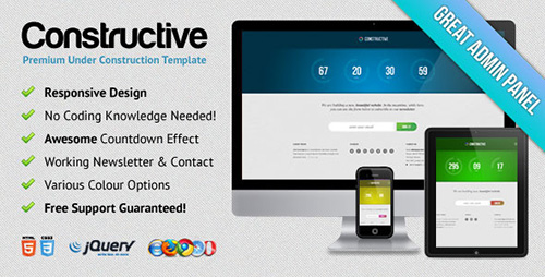 ThemeForest - Constructive - Responsive Under Construction Page - FULL
