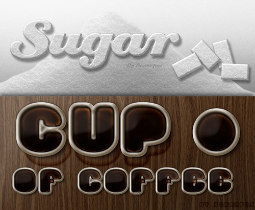 Sugar & Coffee Styles for Photoshop